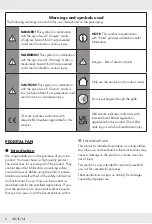 Preview for 7 page of Silvercrest 393751 2107 Operation And Safety Notes