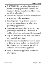 Preview for 8 page of Silvercrest 394267 2104 Operating Instructions Manual