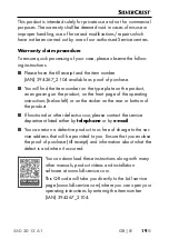 Preview for 22 page of Silvercrest 394267 2104 Operating Instructions Manual