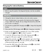 Предварительный просмотр 16 страницы Silvercrest 397052 2107 Operating Instructions Manual