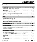 Предварительный просмотр 108 страницы Silvercrest 397052 2107 Operating Instructions Manual