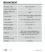 Предварительный просмотр 169 страницы Silvercrest 397052 2107 Operating Instructions Manual