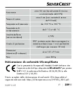 Предварительный просмотр 332 страницы Silvercrest 397052 2107 Operating Instructions Manual