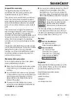 Preview for 14 page of Silvercrest 399050 2107 Operating Instructions Manual