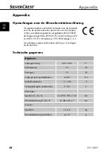 Preview for 61 page of Silvercrest 53140 Operating Instructions Manual