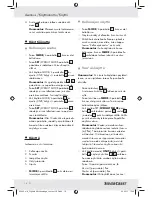 Preview for 14 page of Silvercrest 63925 Installation And Operating Instructions Manual