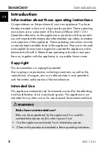 Preview for 5 page of Silvercrest 73752 Operating Instructions Manual