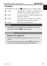 Preview for 12 page of Silvercrest 73752 Operating Instructions Manual