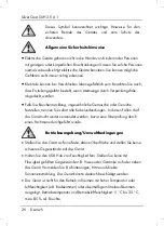 Preview for 27 page of Silvercrest 73769 User Manual And Service Information