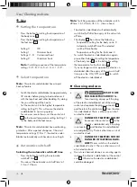 Preview for 10 page of Silvercrest 74202 Operation And Safety Notes