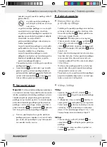 Preview for 27 page of Silvercrest 74202 Operation And Safety Notes