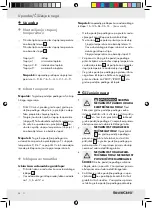 Preview for 28 page of Silvercrest 74202 Operation And Safety Notes