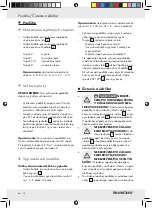 Preview for 46 page of Silvercrest 74202 Operation And Safety Notes