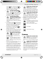 Preview for 55 page of Silvercrest 74202 Operation And Safety Notes