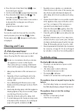 Preview for 18 page of Silvercrest 74208 Operating Instructions Manual