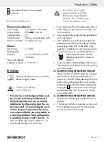 Предварительный просмотр 27 страницы Silvercrest 74435 Operation And Safety Notes