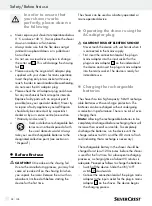 Предварительный просмотр 28 страницы Silvercrest 74435 Operation And Safety Notes