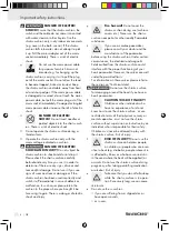 Предварительный просмотр 8 страницы Silvercrest 75929 Operation And Safety Notes