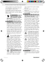 Предварительный просмотр 16 страницы Silvercrest 75929 Operation And Safety Notes