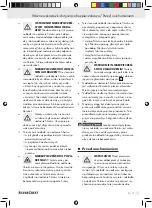 Предварительный просмотр 17 страницы Silvercrest 75929 Operation And Safety Notes