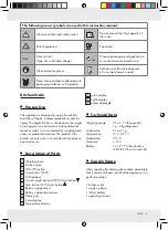 Предварительный просмотр 5 страницы Silvercrest 78957 Operation And Safety Notes