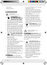 Предварительный просмотр 30 страницы Silvercrest 78957 Operation And Safety Notes