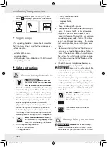 Предварительный просмотр 7 страницы Silvercrest 79419 Operation And Safety Notes