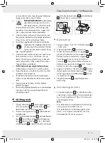 Предварительный просмотр 22 страницы Silvercrest 79419 Operation And Safety Notes