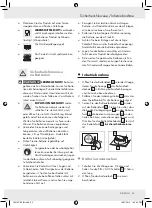 Предварительный просмотр 36 страницы Silvercrest 79419 Operation And Safety Notes