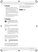 Предварительный просмотр 40 страницы Silvercrest 79419 Operation And Safety Notes