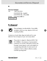 Preview for 31 page of Silvercrest 86673 Operating Instructions Manual