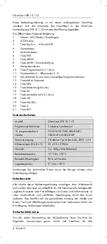 Preview for 6 page of Silvercrest 90255 User Manual And Service Information