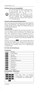 Preview for 10 page of Silvercrest 90255 User Manual And Service Information