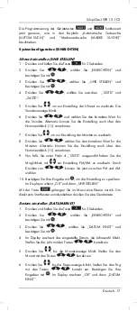 Preview for 19 page of Silvercrest 90255 User Manual And Service Information