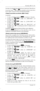 Preview for 21 page of Silvercrest 90255 User Manual And Service Information