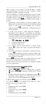 Preview for 73 page of Silvercrest 90255 User Manual And Service Information