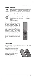 Preview for 93 page of Silvercrest 90255 User Manual And Service Information