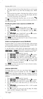 Preview for 104 page of Silvercrest 90255 User Manual And Service Information