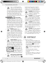 Preview for 8 page of Silvercrest 90991 Operating Instructions And Safety Advices