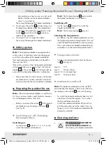 Preview for 9 page of Silvercrest 90991 Operating Instructions And Safety Advices