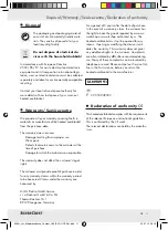 Preview for 11 page of Silvercrest 90991 Operating Instructions And Safety Advices