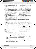 Preview for 17 page of Silvercrest 90991 Operating Instructions And Safety Advices