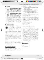 Preview for 27 page of Silvercrest 90991 Operating Instructions And Safety Advices