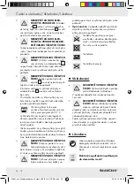 Preview for 36 page of Silvercrest 90991 Operating Instructions And Safety Advices