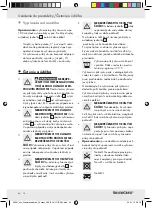 Preview for 44 page of Silvercrest 90991 Operating Instructions And Safety Advices