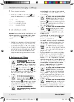 Preview for 52 page of Silvercrest 90991 Operating Instructions And Safety Advices