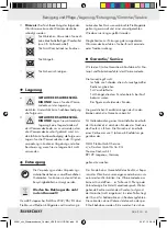 Preview for 53 page of Silvercrest 90991 Operating Instructions And Safety Advices