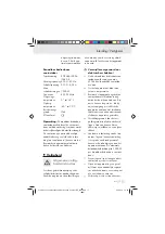 Preview for 17 page of Silvercrest 91089 Operation And Safety Notes