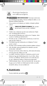 Предварительный просмотр 17 страницы Silvercrest 91522 Operation And Safety Notes