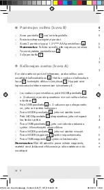 Предварительный просмотр 18 страницы Silvercrest 91522 Operation And Safety Notes